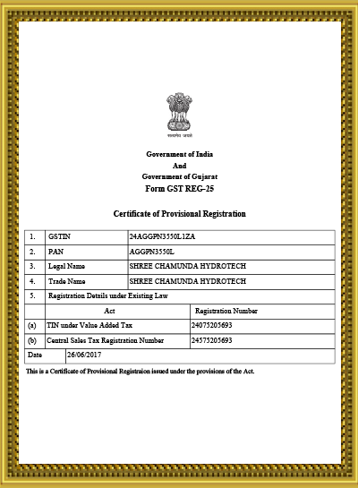 GST Certificate